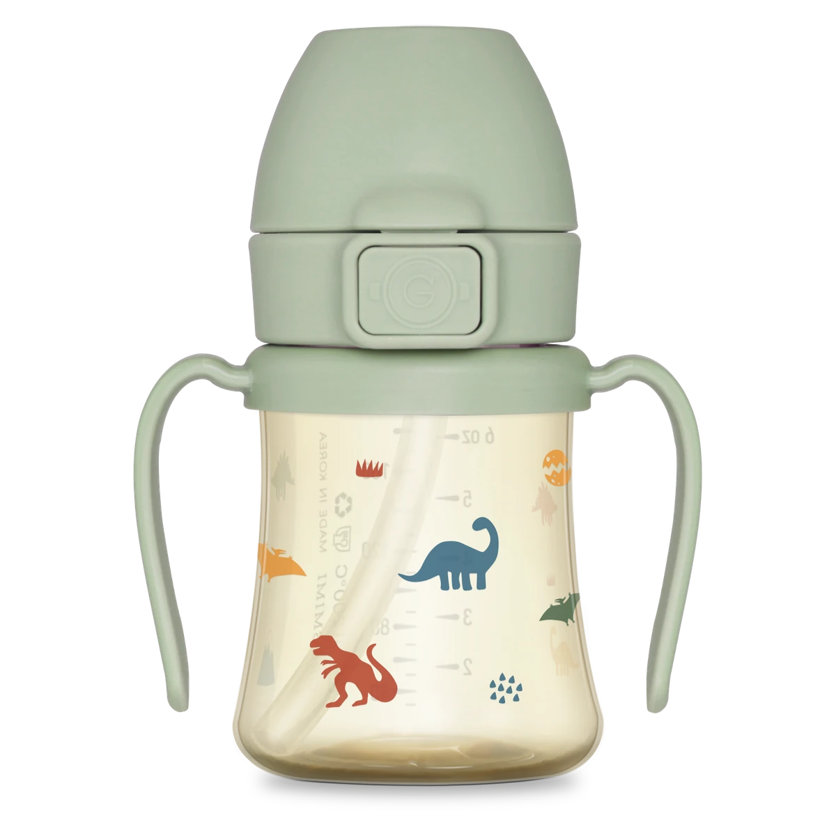 PPSU szívószálas itatópoharak — Dino, 200 ml