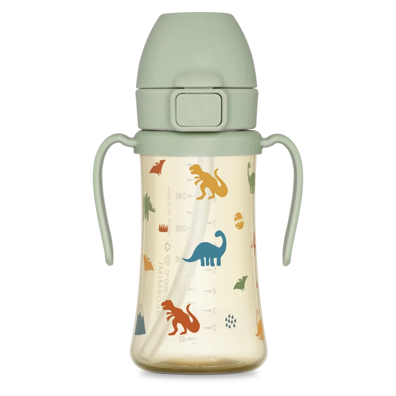 PPSU szívószálas itatópoharak — Dino, 300 ml