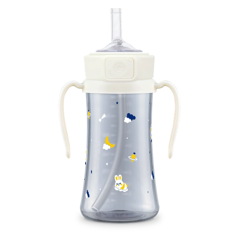PPSU szívószálas itatópoharak — Baby Bunnyverse, 300 ml